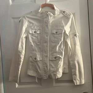 Beautiful white Jean jacket